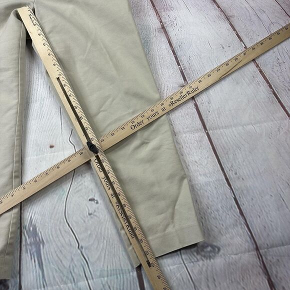 Michael Kors Pants Womens 6 Beige Khaki Stretch Chino Ankle Straight Casual - Picture 8 of 11